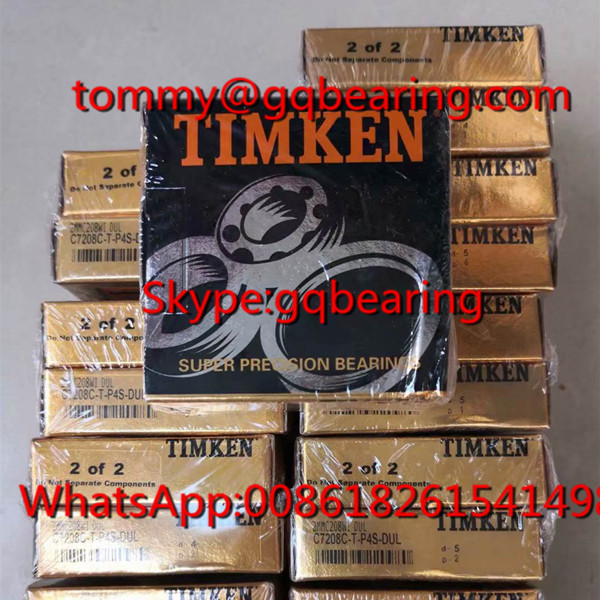TIMKEN B7208C-T-P4S-DUL Super Precision Angular Contact Ball Bearing