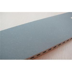 Blue Terracotta Panels / Ceramic Panels Rainscreen Cladding With Wooden Boxes