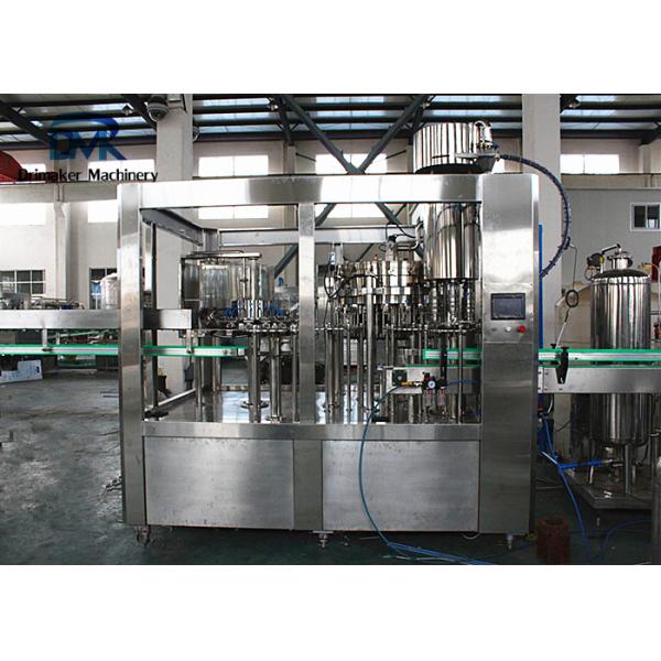 Stainless Steel Automatic Soda Bottling Machine / Carbonated Water Machine