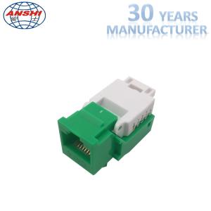 Quality CAT6 RJ45 Keystone Jack With Dust Cover for sale