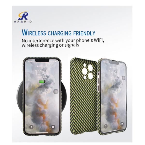 No Color Fading 1500D Aramid Fiber iPhone 13 Case