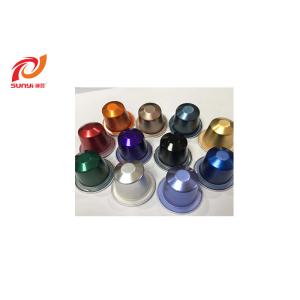 Recyclable Aluminum Compatible Nespresso Coffee Capsules / Empty Aluminum