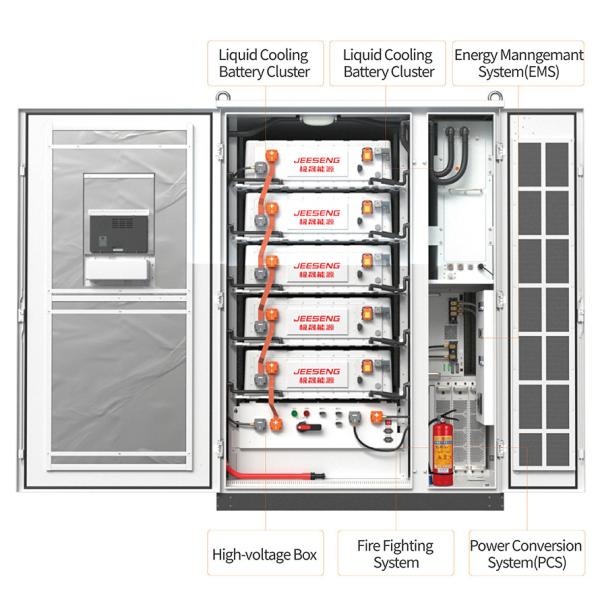 125KW/261KWh Liquid cooled Energy Storage Cabinet For Industrial and Commercial Energy Storage System