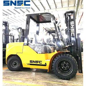 4ton Isuzu Engine Front Double Tyre Z3000mm Diesel Engie Forklift for Smooth