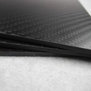 Black Full Carbon Fiber Board good heat resistance customized