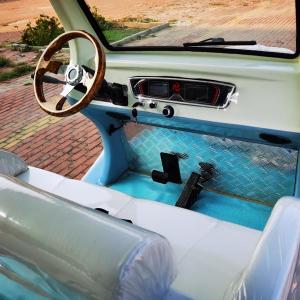 ODM Blue Electric Classic Golf Cart Trolley 20 Mph 48V