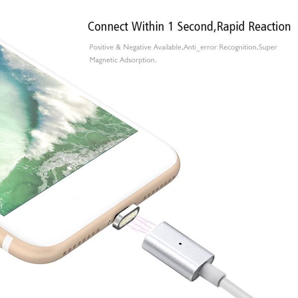 Colored Magnetic USB Data Line 2 In1 PVC Material For Android Mobile