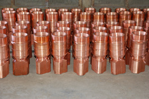 China Voltage Resisting Water Cooled Power Cable with Wear Resistance High Current Manual Operation on sale