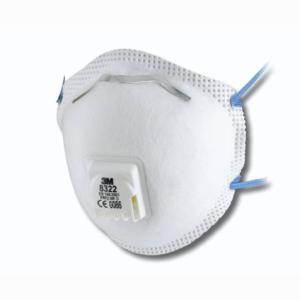 Disposable FFP2 Dust Mask 3 Ply Non Woven Face Mask White Or Custom