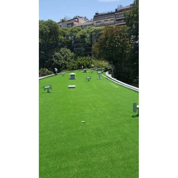 Bright Color Garden Artificial Grass 35mm 5/16'' For Children Play Center