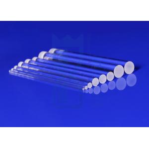Finish Milling Clear Fused Quartz Rod For Solar Semiconductor