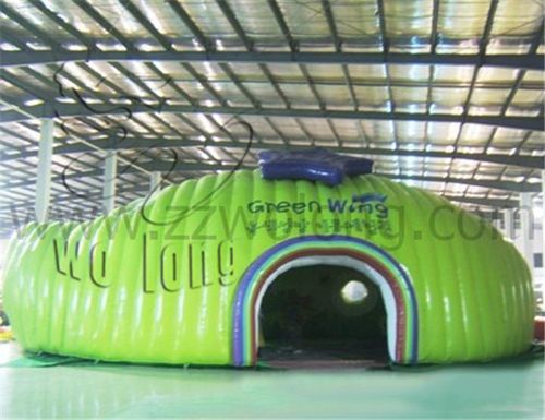 large green lovely inflatable tent for sale