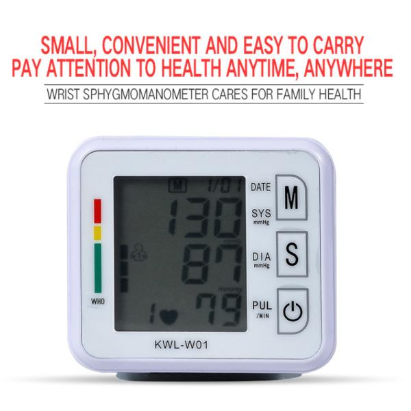 Buy Digital Blood Pressure Monitor Upper Arm Tonometer Portable Automatic Blood Pressure Meter at wholesale prices