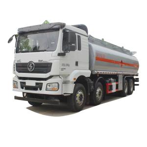 China Shacman 26000l Carbon Steel Aluminium Alloy 8x4 Fuel Oil tank Truck on sale