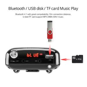 2018 NEWGOOD Bluetooth 2.4Ghz Wireless Headset Microphone Voice Amplifier