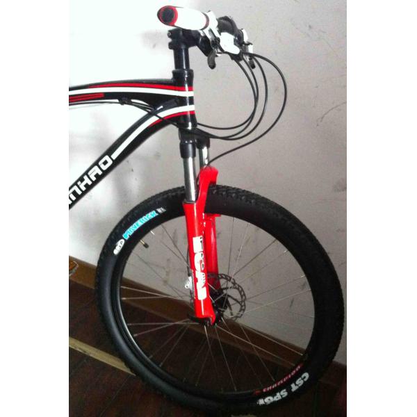 Full Aluminum Suspension Mountain Bicycle with 24 Speeds and Hydraulic Disc Brake