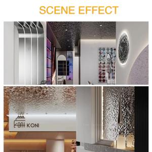 Water Ripple Panel PVC Bamboo Fiber Wall Panels OEM ODM