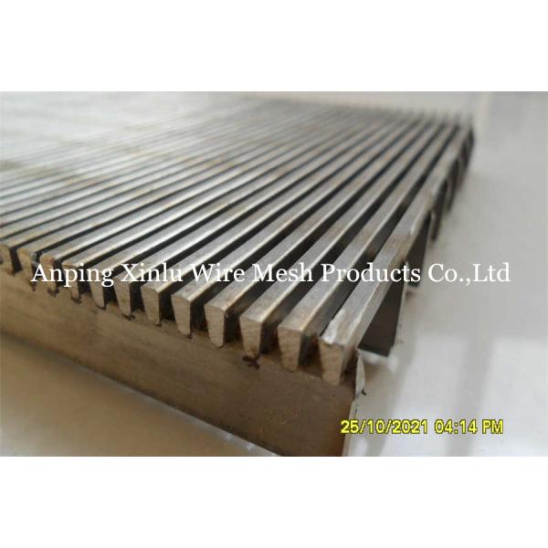 Acid Washing Wedge Wire Screen Panel with 2.5x4mm Profile and 27mm Support Rod Pitch
