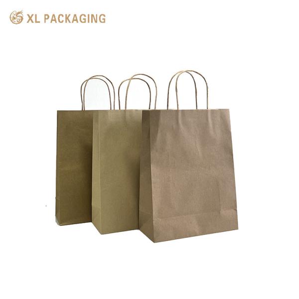 Buy Recycle Kraft Paper Gift Bags at wholesale prices