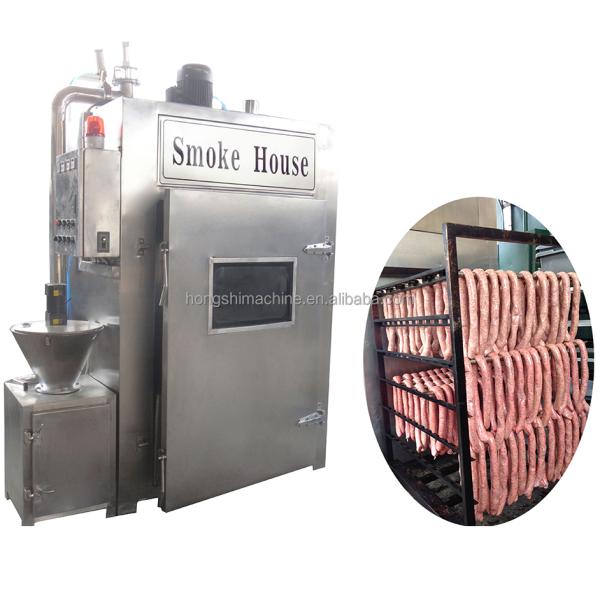 Commercial sausage making machine/Smoked meat sausage processing machine/Complete sausage Making Plant Production Line