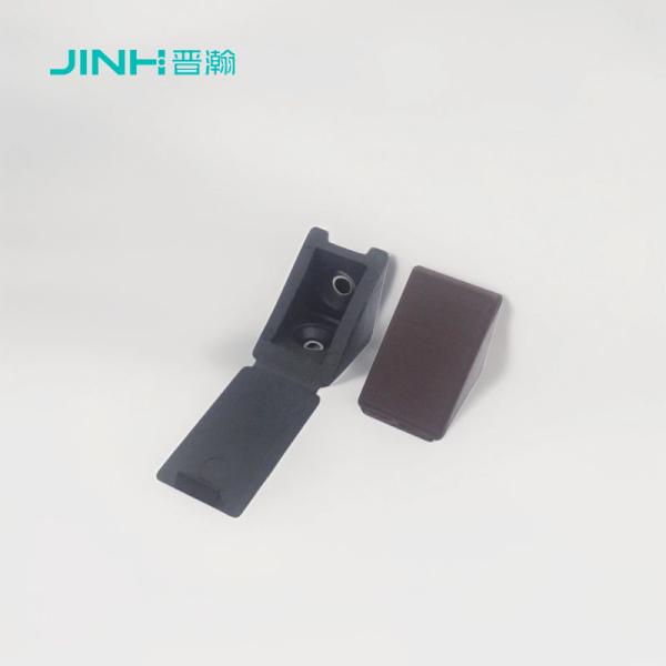 Buy 10x10mm Plastic L-Brackets With Cover, Fitting For Rta Furniture at wholesale prices