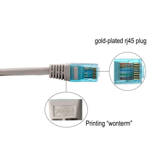 WONTERM RJ45 Cat5e Unshielded(UTP) Ethernet Patch Cord 2 Meter in Electronics