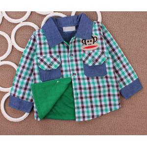 Quality Cotton Childrens Clothes , 2 Years Boys Bodiness Shirt Long Sleeve for sale