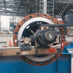 40 Inch Flange Facer Machine OD Mount Flange Facer Portable For On Site Gasket