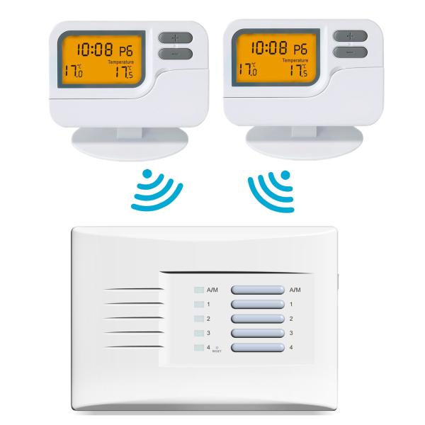 Buy CE Wireless Room Thermostat Weekly Programmable Multi Zone Thermostat Pack at wholesale prices