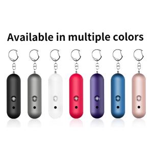 CR2032 Battery IP65 Emergency Security Alarm Keychain With Pull Pin