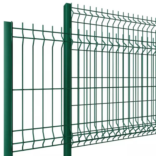 Buy Curvy 3d Wire Mesh Fence Galvanized Welded Triangle Pvc Coated at wholesale prices