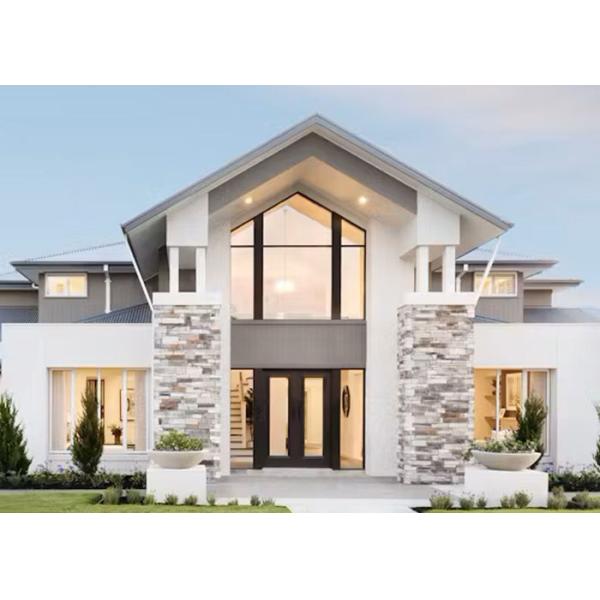 Buy ISO 9001 Light Steel Frame Prefabricated Villas With 5 Bedroom Modular Homes at wholesale prices