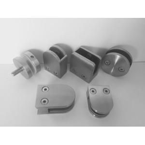 High Durability Stainless Steel Railing Balusters With Glass Clamps