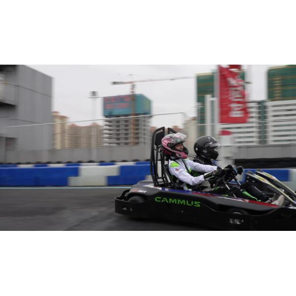 9kw Electric Single Motorized Go Kart 3000RPM For 10 Year Olds Kids