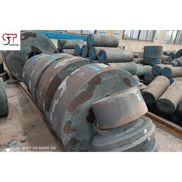 Blast Furnace Carbon Steel Forging Mild Steel Q345 For Bell Gear Ball Mill Gear