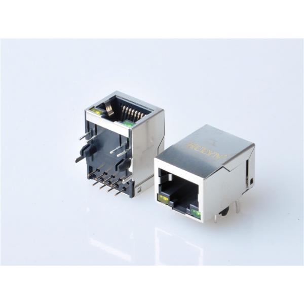 Buy HULYN RJ45 Shielded RJ45 Modular Jack Connector,with LEDs, 1x1 Ports,RJ45 connector at wholesale prices