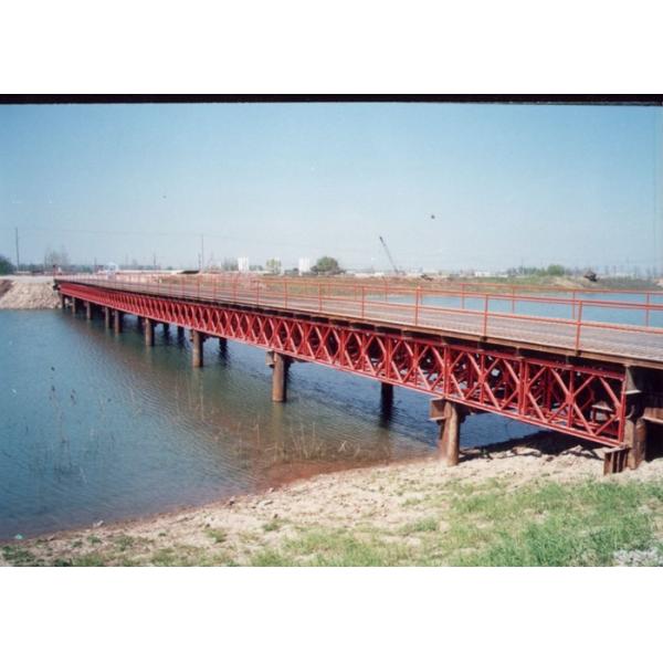 Buy 60m Compact Bailey Bridge Great Stability And Long Fatigue Life at wholesale prices