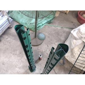 0.63m Tall Powder Coated Curved Metal Fence Welded Wire