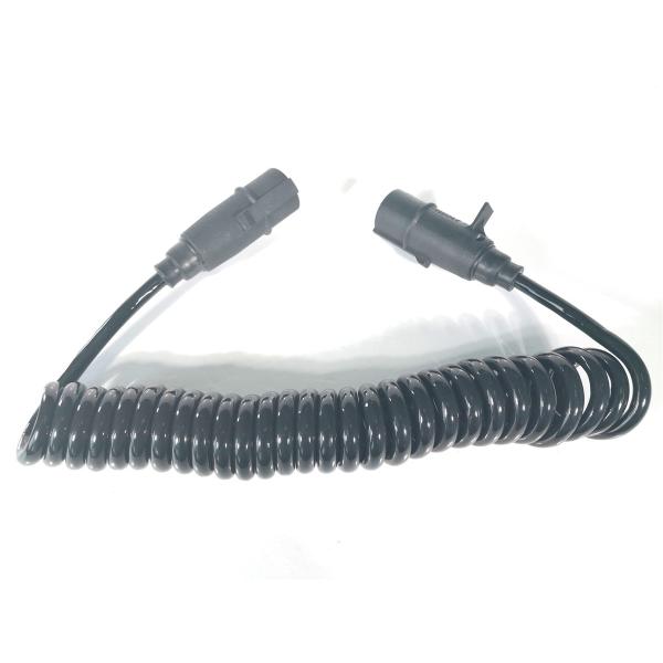 Automotive 24V Trailer Cable Nylon Plug High Tension RV Blade Molded