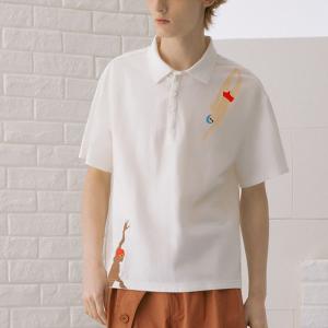 Boy / Mens Trendy T Shirts Patchwork Pattern Short Sleeve Fabric Weight 180