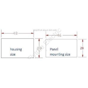 battery gauge blue dual LED line Digital Battery Discharge Indicator for