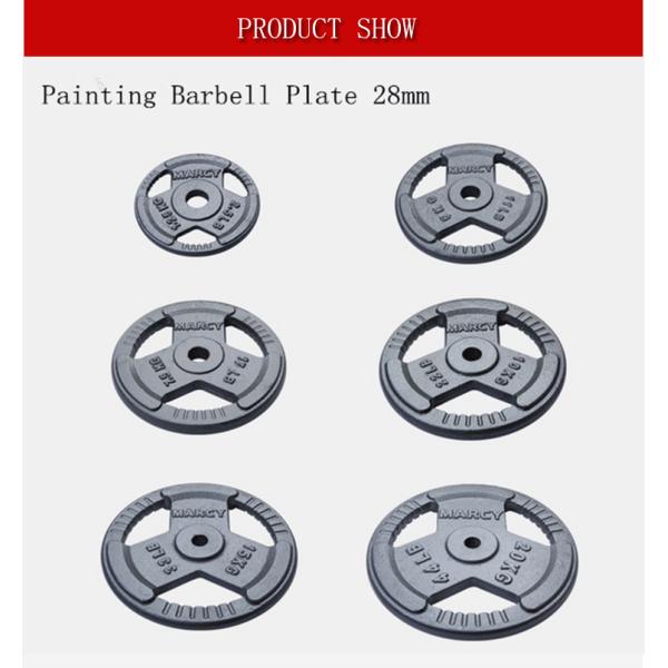 chrome 28mm dia handle barbell plate ,50mm dia olympic plate with weightlifting bar