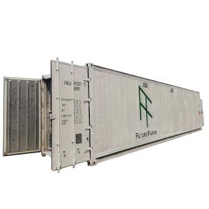 Quality ODM 25.5m2 Agricultural Hydroponic Container Farm For Leaf Vegetables for sale