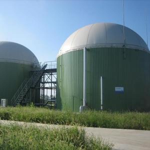 Sphere Shape Dual Membrane Biogas Storage Tanks Leak Proof