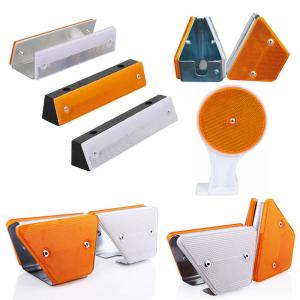 Highway Guardrail Reflector Trapezoidal Guardrail Reflector for Safety Warning