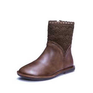 S088 Explosive Martin boots retro handmade leather fashion knitted stitching