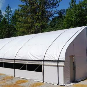 10m*100m Hydroponic Light Deprivation Greenhouse For Hemp Growing