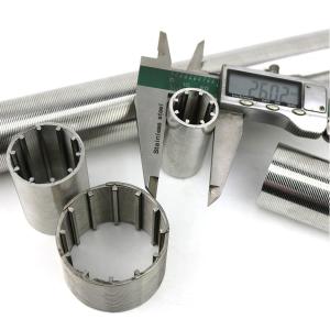 Square Wedge Wire Screen Filter Rating 27%-80% Filter Mesh Packaging on Pallet