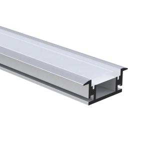 U Shape Recessed LED Profiles Channel Anodized painting For Floor Lighting