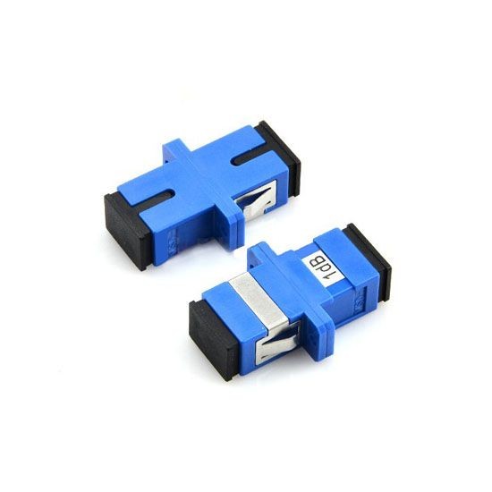 Fixed Flanged Fiber Optic Attenuator Single Mode Female To Female 1 - 25dB